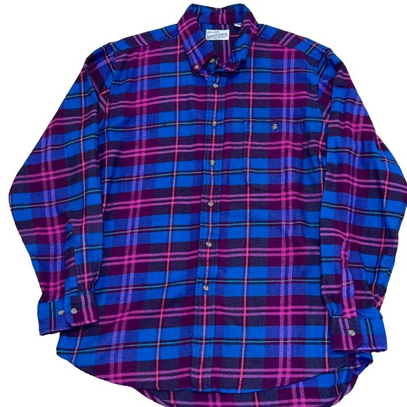 Other - sears roebuck and co flannel multicolor pink and blue size L